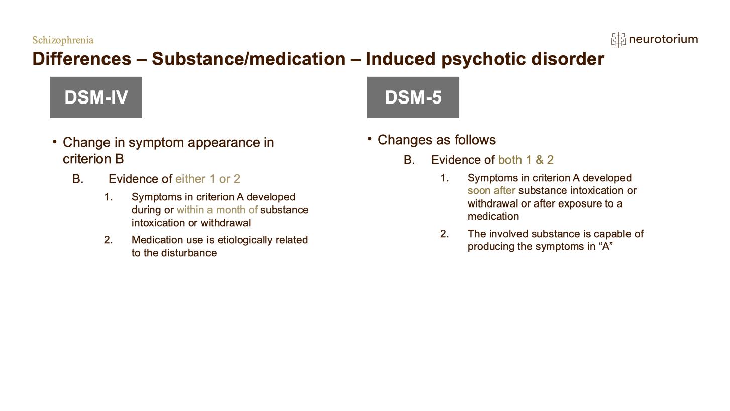 Schizophrenia – Definitions and Diagnosis – slide 69